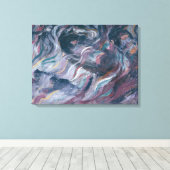 不確実I.The Farewells (triptych) 1911 (oi) キャンバスプリント (インサイチュ (ウッドフロア))