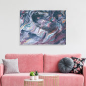 不確実I.The Farewells (triptych) 1911 (oi) キャンバスプリント (インサイチュ (リビング))