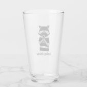 不穏なユーモアのキツネ タンブラーグラス (裏面)