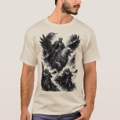不穏な到来、公爵のつぶやき Tシャツ (正面)