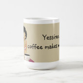 不穏な コーヒーマグカップ (中央)