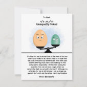 不等ヨーク人間関係カード 案内状 (正面)