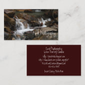 不精なアラスカの滝 名刺 (正面/裏面)