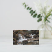 不精なアラスカの滝 名刺 (スタンド正面)