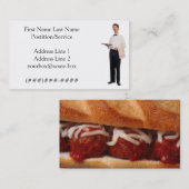 不精なウェイター 名刺 (正面/裏面)