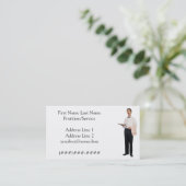 不精なウェイター 名刺 (スタンド正面)