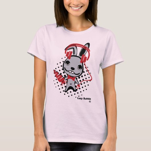 不精なウサギ2 Tシャツ (正面)