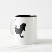 不精なトカゲ ツートーンマグカップ (正面左)