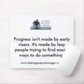 不精なプロジェクトマネージャーのマウスマット マウスパッド (マウス)