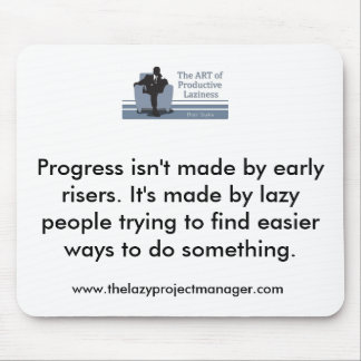 不精なプロジェクトマネージャーのマウスマット マウスパッド