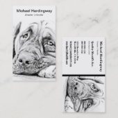 不精なマスティフ 名刺 (正面/裏面)