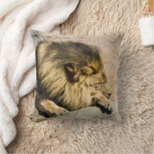 不精なライオンの装飾用クッション クッション (ブランケット)