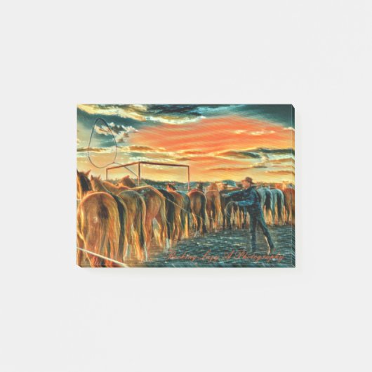 不精な動揺写真撮影"CodyおよびCavvy " ポストイット (正面)