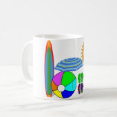 不精な夏の日 コーヒーマグカップ (正面左)