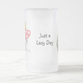 不精な日 フロストグラスビールジョッキ (中央)