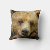 不精な灰色グマ クッション (裏面)