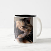 不精な猫のマグ ツートーンマグカップ (正面右)