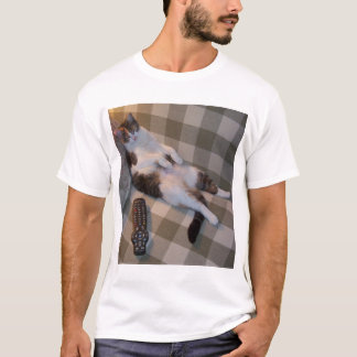 不精な猫 Tシャツ