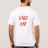不精な猫 Tシャツ (裏面)