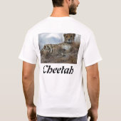 不精なcheeta、チータ tシャツ (裏面)