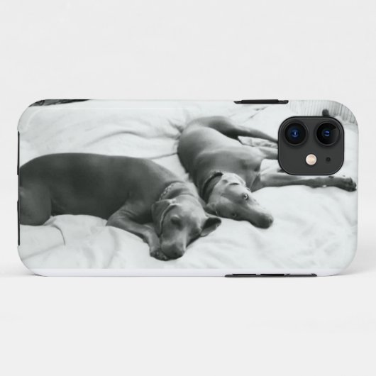 不精なWeimaraners Case-Mate iPhoneケース (裏面(横))