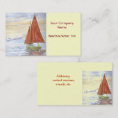 「不精日の帆」プロフィールカード 名刺 (正面/裏面)