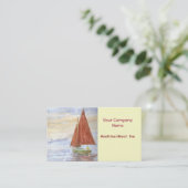 「不精日の帆」プロフィールカード 名刺 (スタンド正面)