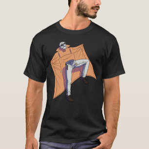 不純な目に見えない男 Tシャツ