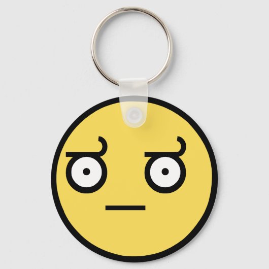不素晴らし承認顔 キーホルダー (正面)