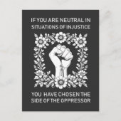 不義もし義の場合は中立 案内ポストカード (正面)