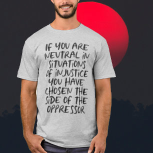不義もし義の場合は中立 Tシャツ