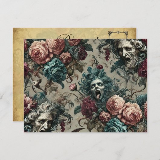 不聖一致の合唱団 – ゴシックビクトリアン シーズンポストカード (正面/裏面)