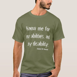 不能の認識度のTシャツ Tシャツ