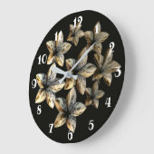 不自然な美しい ラージ壁時計 (傾斜)