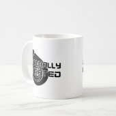 不自然に吸い出される コーヒーマグカップ (正面左)