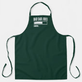 不良おもしろいパパジョークの読み込み エプロン (正面)