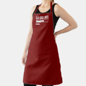 不良おもしろいパパジョークの読み込み エプロン (インサイチュ)