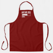 不良おもしろいパパジョークの読み込み エプロン (正面)