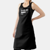 不良おもしろいパパジョークの読み込み エプロン (インサイチュ)