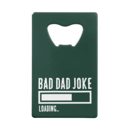 不良おもしろいパパジョークの読み込み クレジットカード栓抜き