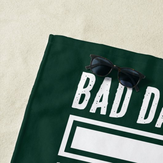 不良おもしろいパパジョークの読み込み ビーチタオル (インサイチュ)