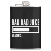 不良おもしろいパパジョークの読み込み フラスク (正面)