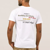 不良および蜂蜜を改造します Tシャツ (裏面)