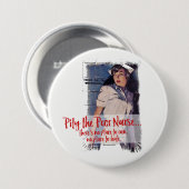 不良なナース・ボタン・ピンの不具合 缶バッジ (正面&裏面)