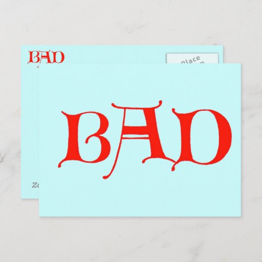 不良はがき ポストカード (正面/裏面)