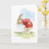 不良バック誕生日カード カード (黄色い花)