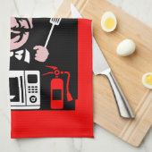 不良調理師ギフト キッチンタオル (四つ折り)