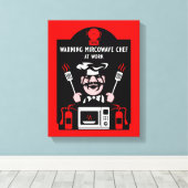 不良調理師ギフト キャンバスプリント (インサイチュ (ウッドフロア))