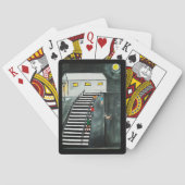 不要なステップ絵を描ズバイアルフレッドキツネ トランプ (裏面)