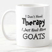 不要なセラピーだけ多くのヤギ誕生日クリスマス コーヒーマグカップ